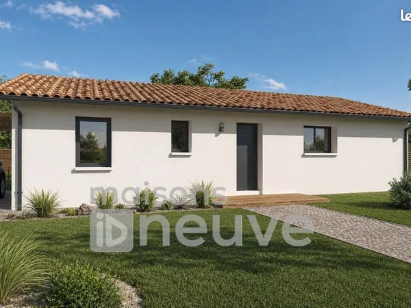 Projet de construction hors d'eau hors d'air d'une maison 80 m² 3 chambres au BARP