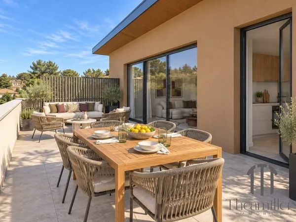 T4 Prestige de 93 m² dernier étage terrasse 44 m² - Sainte-