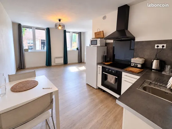 Appartement T2 - Centre-ville de Fournes-en-Weppes - Avec extérieur