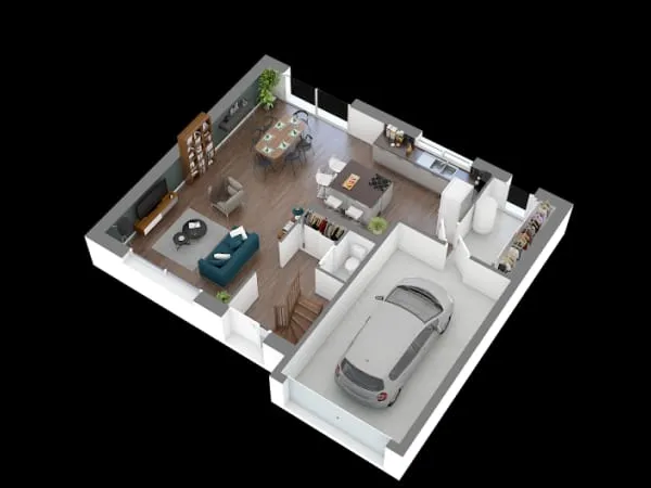 Maison neuve 5 pièces 129 m²
