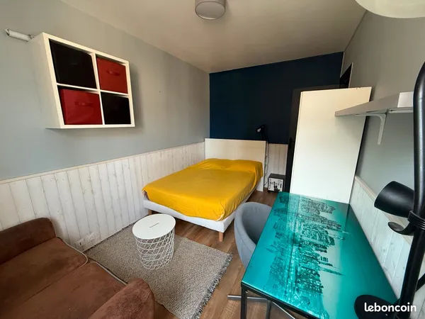 Beau studio meuble et equipé calme Nansouty disponible 05.10.2026