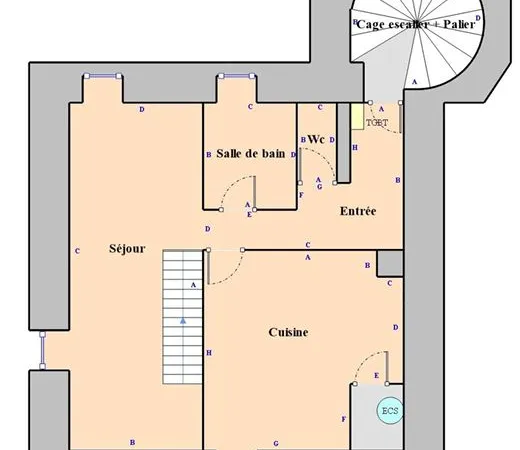 Appartement a louer- libre