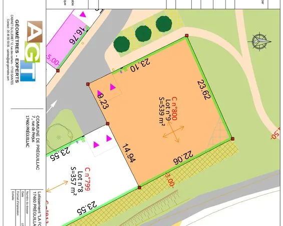 Vente de terrain à construire