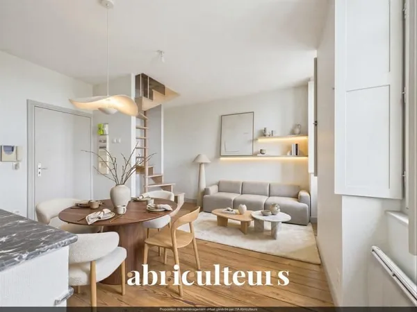 Duplex de charme au dernier étage - Bordeaux - quartier des Chartrons
