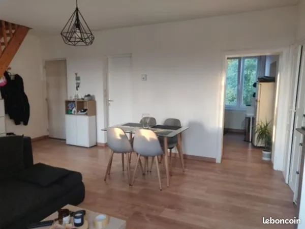 65m2,2chambres+jardin