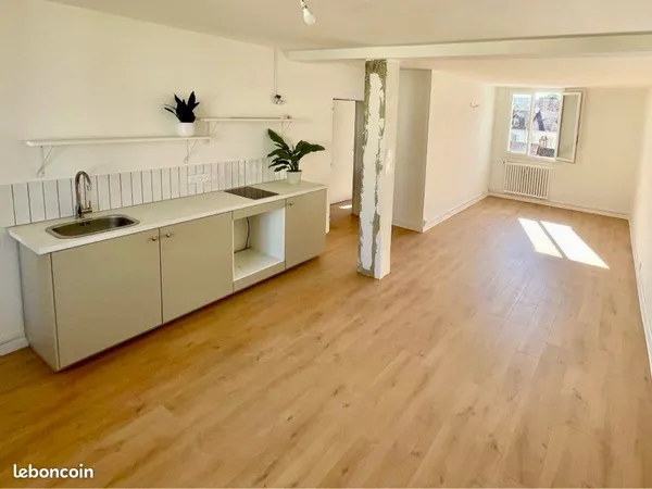 Appartement traversant lumineux