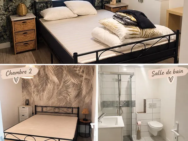 🏡 Appartement meublé 2 chambres - 45 m² - Villedieu-les-Poêles - 650 CC