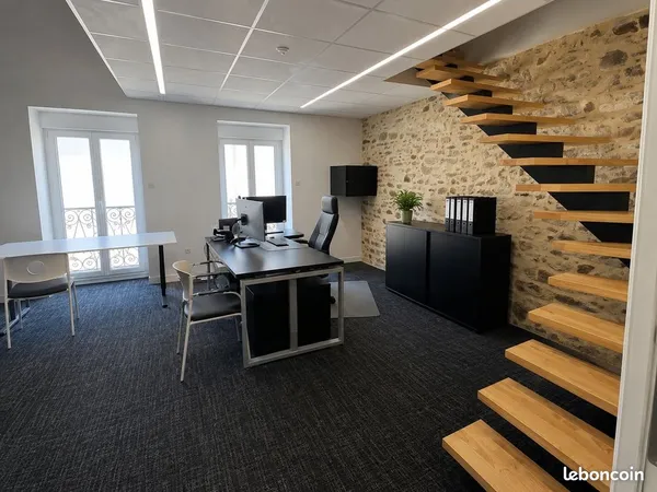 à louer - 2 bureaux professionnels à héric bourg