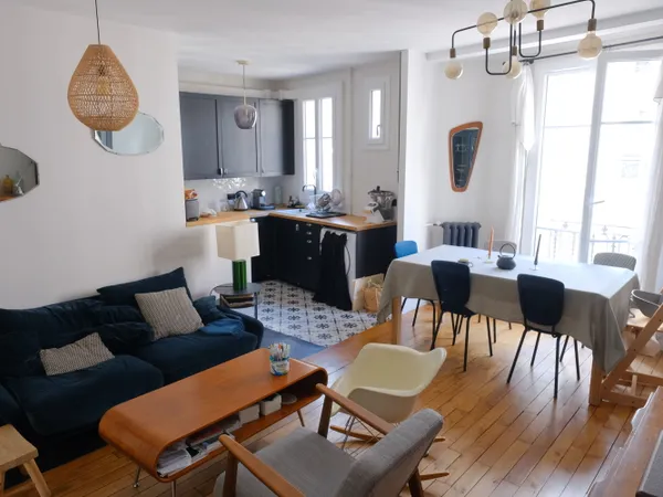 Bel appartement traversant de 60 m² - Paris 18ème Jules Joffrin