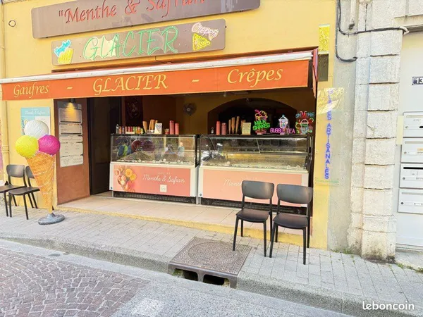 Fonds de commerce Glacier - Vallon-Pont-d'Arc - Emplacement touristique
