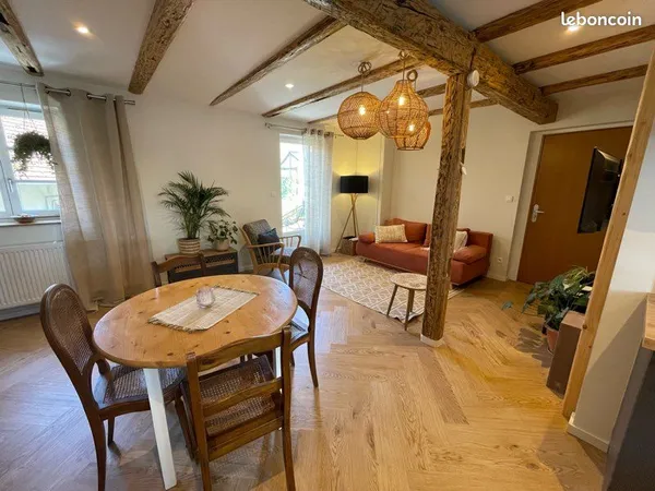 Le Mûrier / 3 pièces / 65m2 / Meublé / Ferme alsacienne