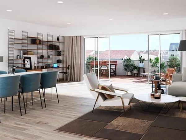 Studio 2 pièces 43 m²