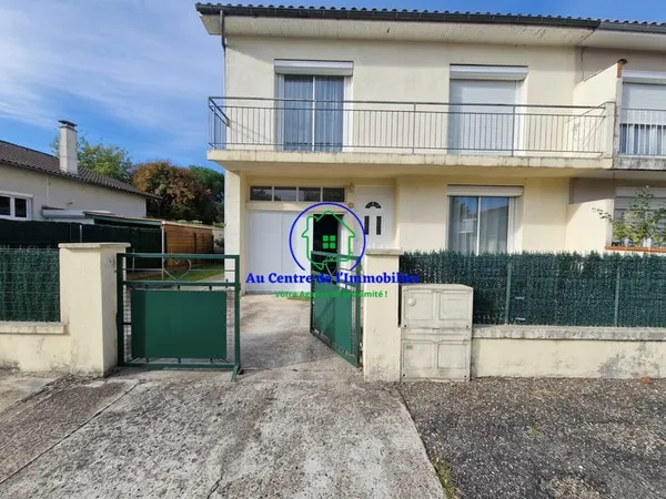 Maison 4 chambres, garage et jardin