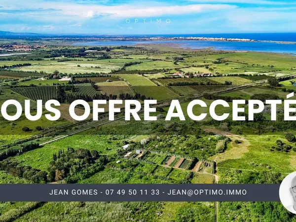 À VENDRE – Terrain de loisir ou agricole équipé – SAINT-CYPRIEN (66750)