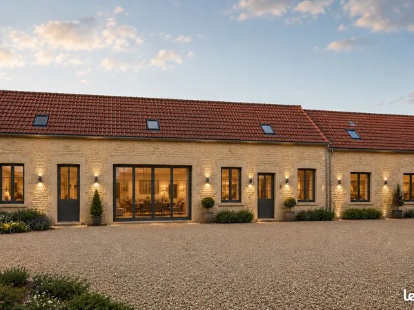 Ensemble immobilier en pierre + hangar + terrain à bâtir - CU opérationnel positif
