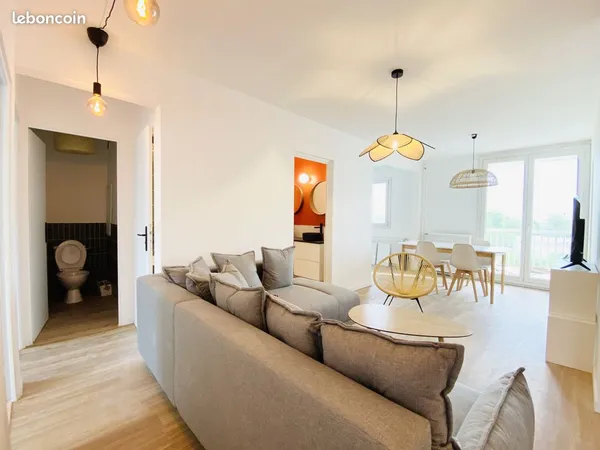 Bel appartement renove et lumineux