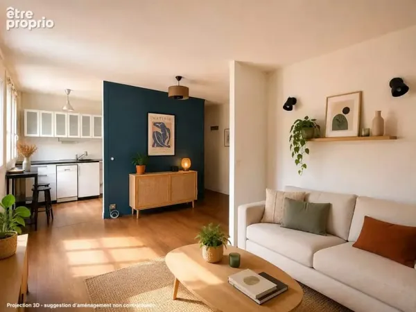 Appartement 2 pièces 51 m²