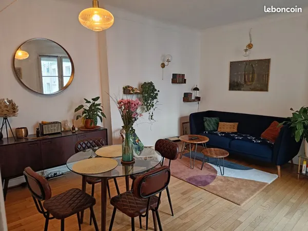 Location bel appartement 2 pièces - 37m2 - loyer : 1250 euros + 90 euros de charges