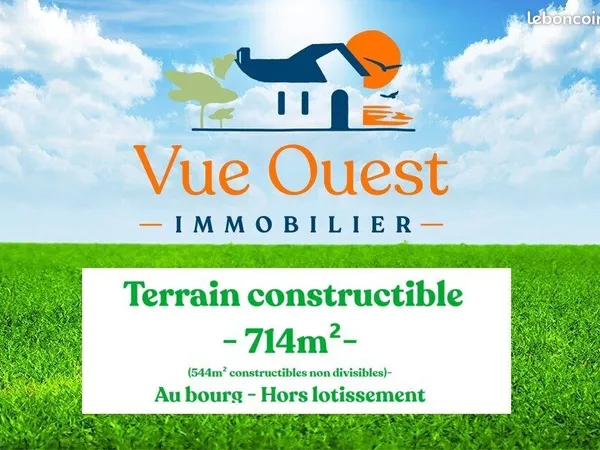 Terrain 714 m² Sainte-Hélène