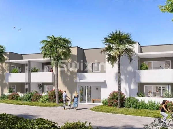 Marseillan :Beau T3 en RDC avec 10m2 de terrasse