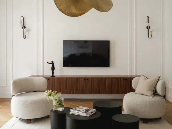Loue 120m² meublé, 4 chambres, au 4eme ascenseur, Haussmanien sécurisé avec gardienne, Arc de Triomp