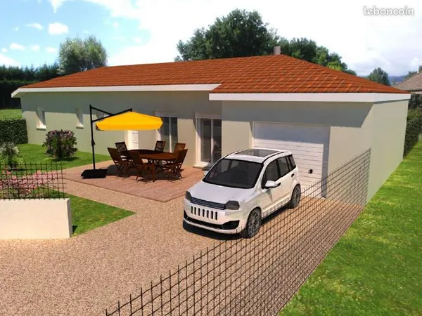 Dernières opportunités à charlieu — maison neuve + terrain à 167 000