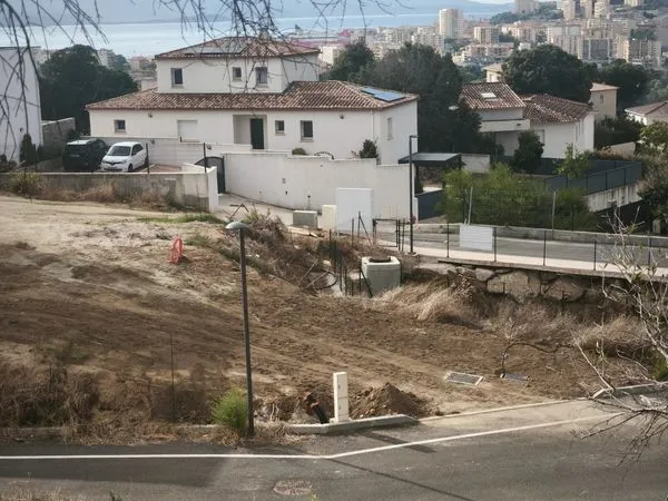 Terrain 1023 m² Ajaccio