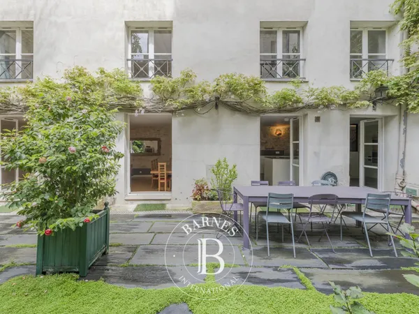Vente appartement - Paris 4 - Tournelles - 4/5 chambres -Jardin