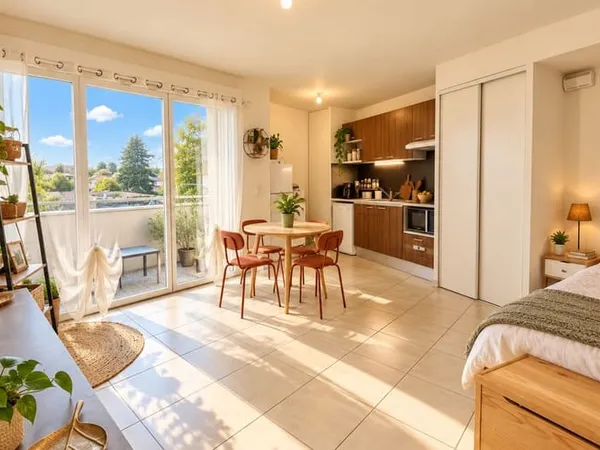 Studio 1 pièce 32 m²