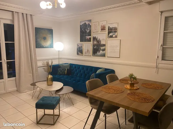 Appartement 2 pièces meublé - 41 m² + terrasse 17 m²