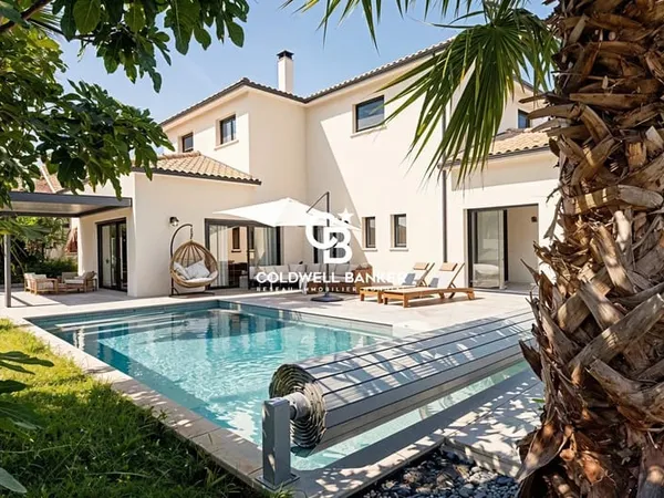 ANDERNOS-LES-BAINS - RESIDENCE DE STANDING - VILLA CONTEMPORAINE 204 m² - 5 chambres - piscine