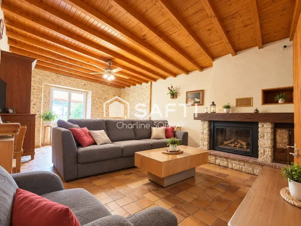 PORT-LESNEY - Maison ancienne avec beaux volumes, 5 chambres