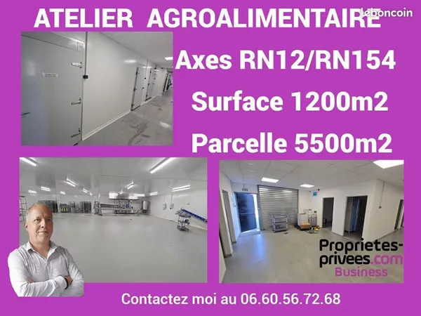 Local industriel 1 800 m²