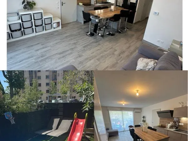 T3 récent avec jardin, terrasse et parking - Toulon La Palasse