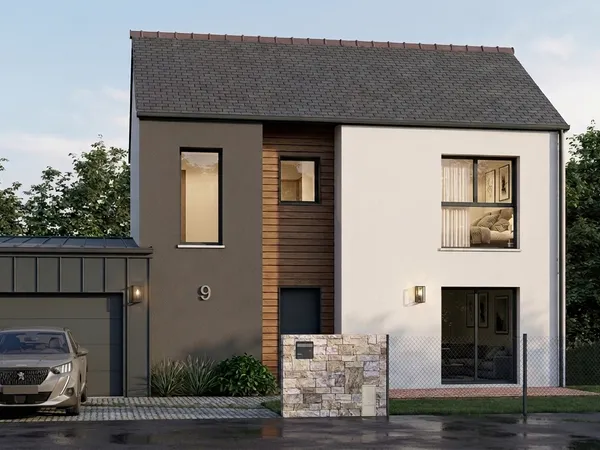 Terrain + maison 105 m²