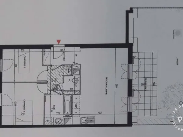 Appartement 3 pièces 60 m²