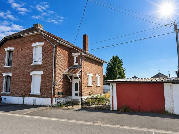 Maison 4 pièces 75 m² - Biache-Saint-Vaast - jardin 470 m² + garage/atelier