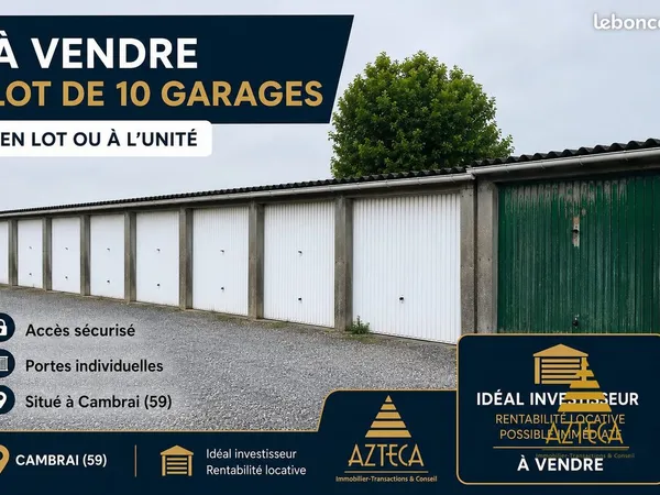 Parking/box 141 m² Cambrai