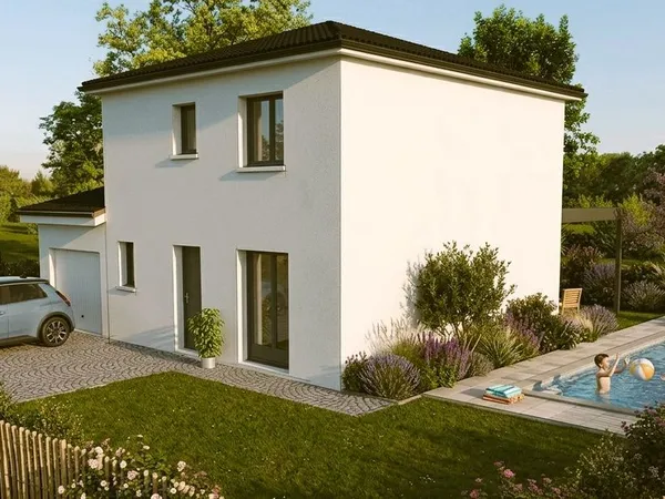 Projet de construction d'une maison 90 m² avec terrain à SAINT-PAUL-DE-VARAX (01)