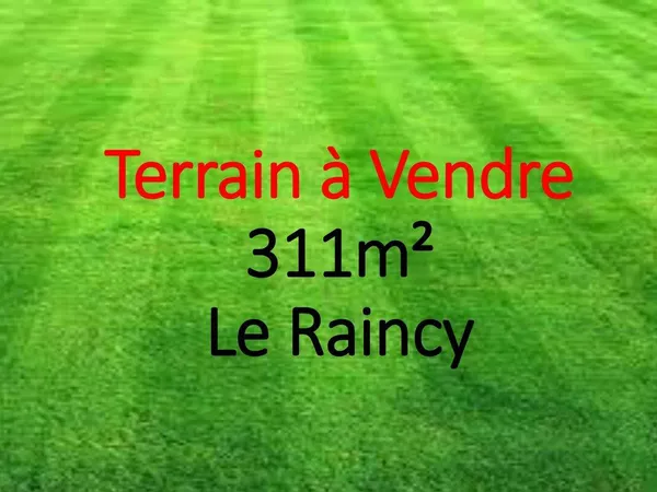 Terrain constructible 311 m²