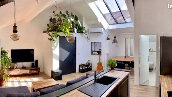 Colocation meublée - Loft T3 rénové 58 m² - Vieux Athis-Mons