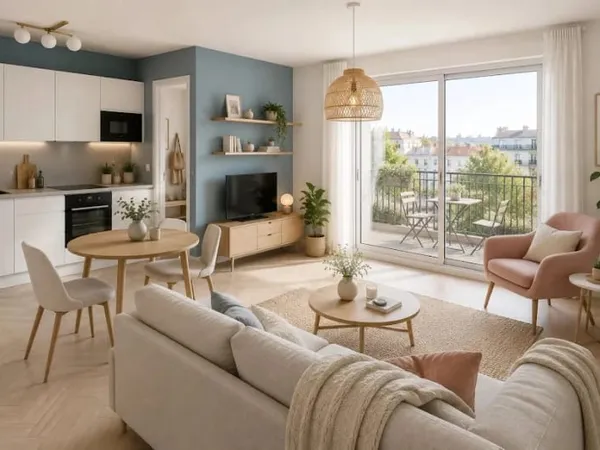 Appartement 2 pièces 43 m²