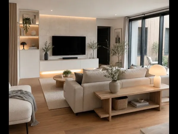 Maison d'architecte de 2021 (ossature bois et enduit) RT 2020