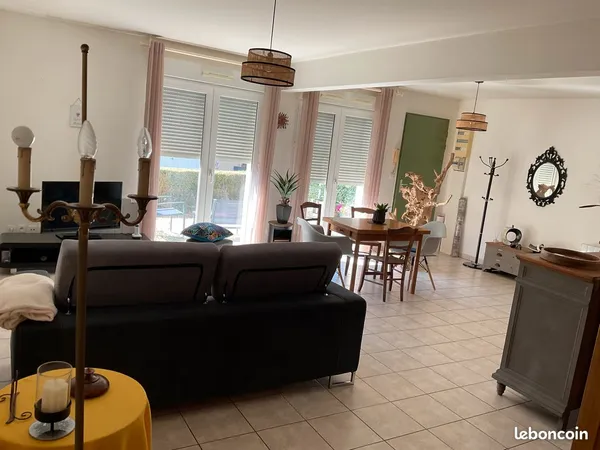 Maison mitoyenne f3 avec garage et jardinet