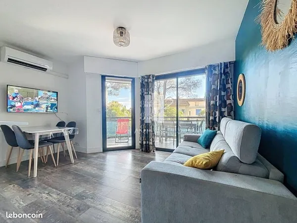 Appartement meublé Boulouris sur mer à 200m de la gare sncf