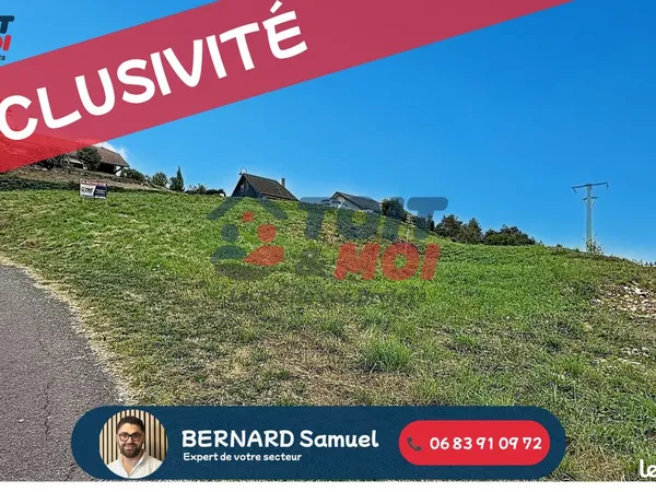Terrain 998 m² Traves