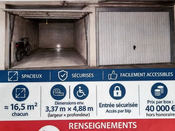 Vends parking