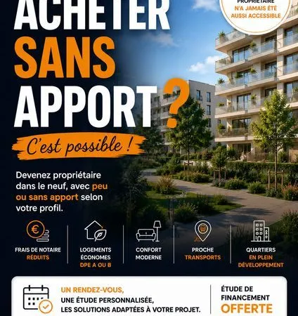 Appartement - 1 pièce - Acheter sans apport