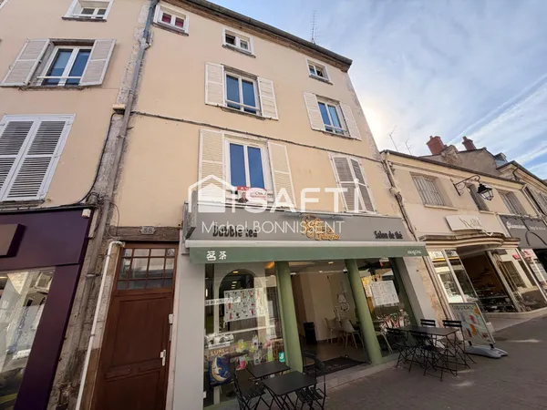 Appartement plein centre ville , rue piétonne , proximité de la place Gordaine.