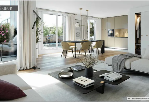 Appartement 3 pièces 60 m²